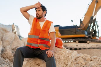 hot construction worker